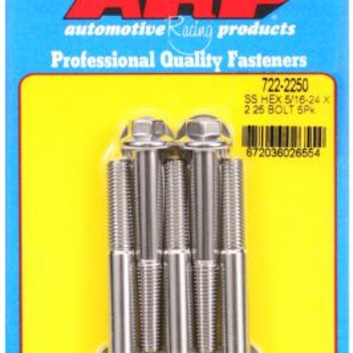 “5/16″”-24 X 2.250 Hex SS Bolts” (5pcs)