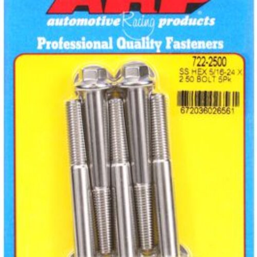 “5/16″”-24 X 2.500 Hex SS Bolts” (5pcs)