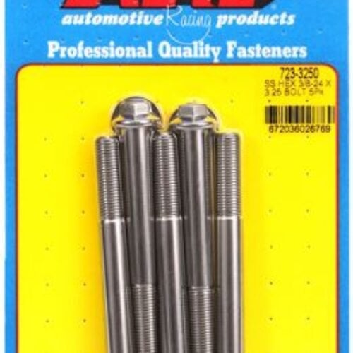 ARP 3/8-24 X 3.250 Hex SS Bolts (5/Pkg)