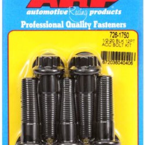 ARP 1/2in -20 X 1.750 12pt Black Oxide Bolts (5/Pkg)