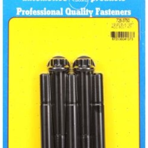 ARP 8740 Chromoly Black Oxide 12pt Head 1/2-20 In X 3.75in Bolt Kit