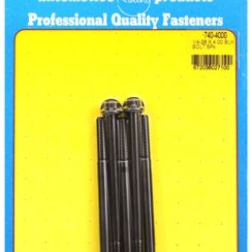 “1/4″”-28 X 4.000 12pt Black Oxide Bolts” (5pcs)