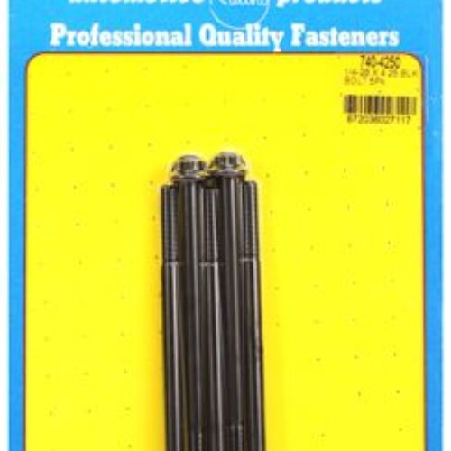 “1/4″”-28 X 4.250 12pt Black Oxide Bolts” (5pcs)