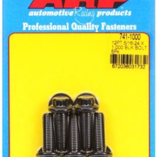 ARP 5/16-24 X 1.000 12pt Black Oxide Bolts