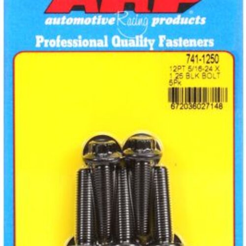 “5/16″”-24 X 1.250 12pt Black Oxide Bolts” (5pcs)