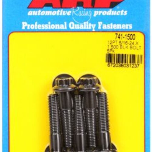 “5/16″”-24 X 1.500 12pt Black Oxide Bolts” (5pcs)