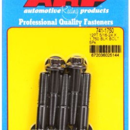 “5/16″”-24 X 1.750 12pt Black Oxide Bolts” (5pcs)