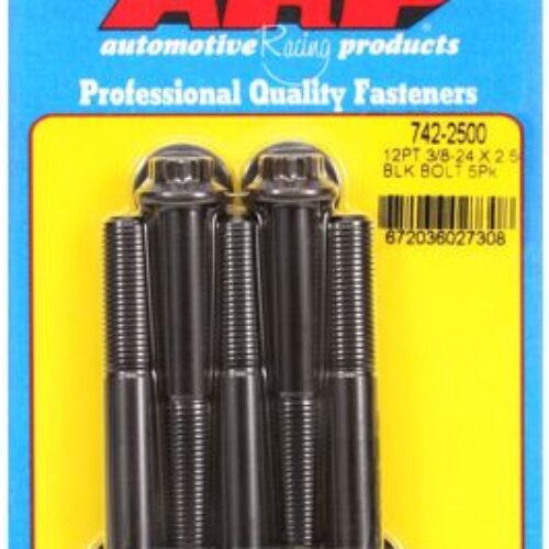 “3/8″”-24 X 2.500 12pt Black Oxide Bolts” (5pcs)