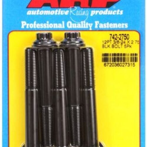 “3/8″”-24 X 2.750 12pt Black Oxide Bolts” (5pcs)