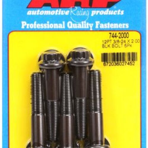 ARP 3/8-24 X 2.000 12pt Black Oxide Bolts (5/Pkg)