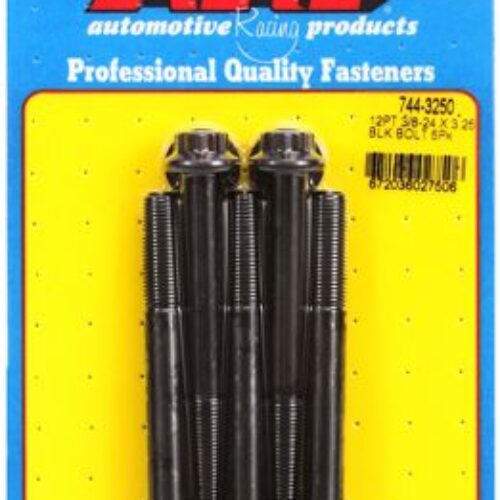 ARP 3/8-24 X 0.3.250 12pt 7/16 Wrenching Black Oxide Bolts (5/Pkg)