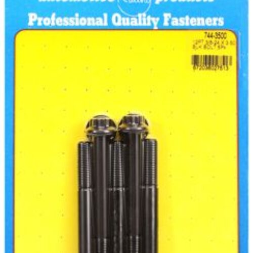 “3/8″”-24 X 3.500 12pt 7/16 Wrenching Black Oxide Bolts”5pcs