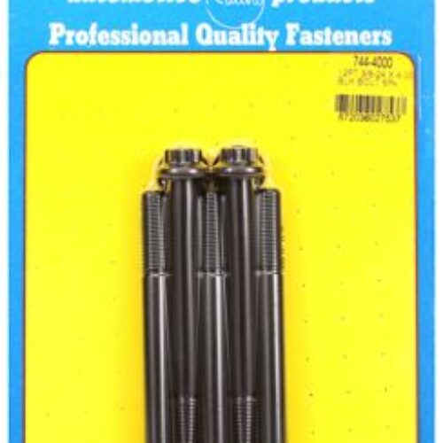 “3/8″”-24 X 4.000 12pt 7/16 Wrenching Black Oxide Bolts”5pcs