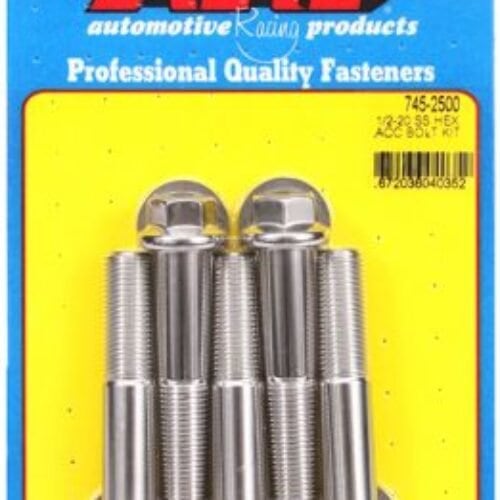 ARP Bolt Kit 1/2-20 X 2.500 SS Hex