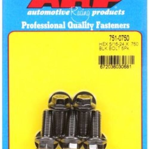 ARP 5/16-24 X .750 Hex Black Oxide Bolts