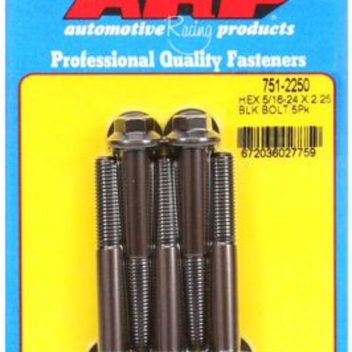 “5/16″”-24 X 2.250 Hex Black Oxide Bolts” (5pcs)