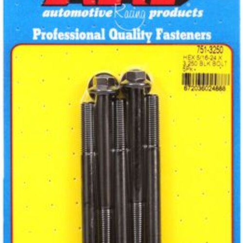 “5/16″”-24 X 3.250 Hex Black Oxide Bolts” (5pcs)