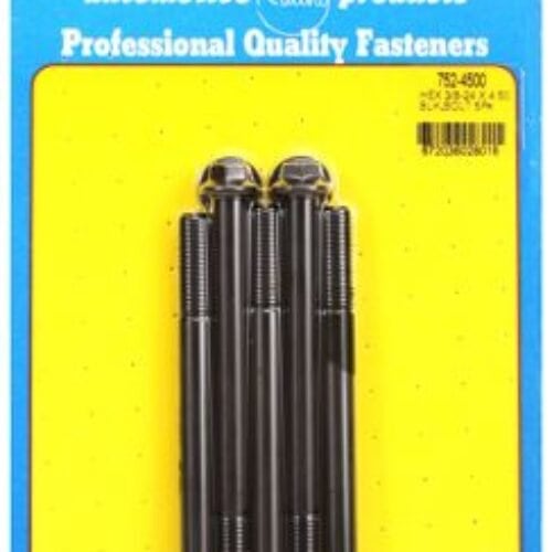 “3/8″”-24 X 4.500 Hex Black Oxide Bolts” (5pcs)