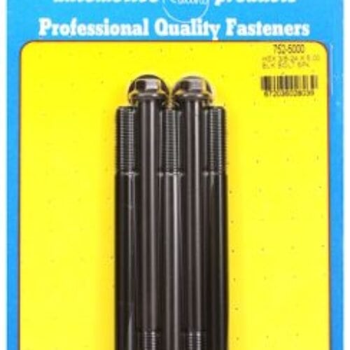 ARP 3/8 Inch -24 X 5.000 Black Hex Oxide Bolts (5/Pkg)