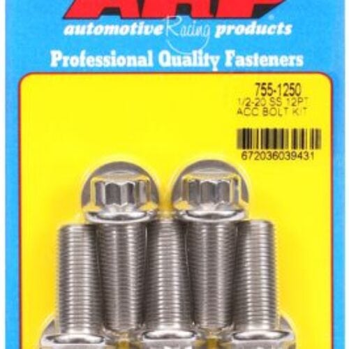 ARP 1/2-20 X 1.250 12pt SS Bolts (5/Pkg)