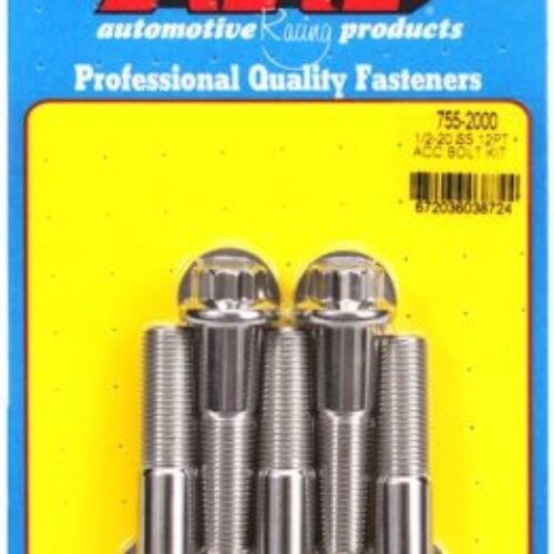 ARP Bolt Kit 1/2-20 X 2.000 SS 12PT