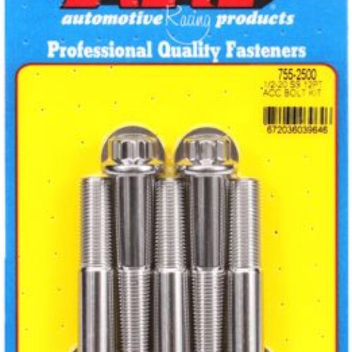 ARP 1/2-20 X 2.500 12pt SS Bolts (5/Pkg)