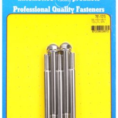 M8 X 1.25 X 100 Hex SS Bolts (5pcs)