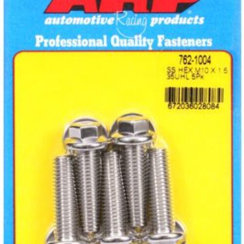 ARP M10 X 1.50 X 35 SS Hex Bolts (5/Pkg)
