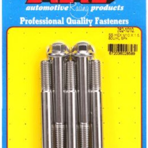 ARP M10 X 1.5 X 80 Hex SS Bolts (5/Pkg)