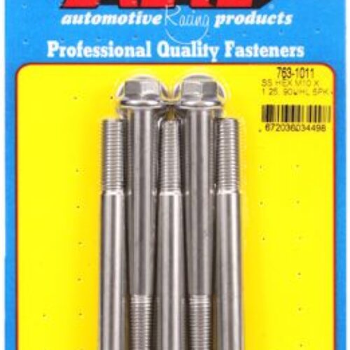 ARP M10 X 1.25 X 90 SS Hex Bolts (5/Pkg)