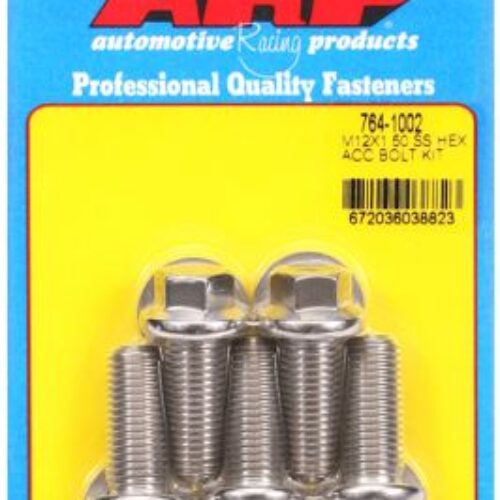 ARP M12 X 1.50 X 30 SS Hex Bolts (5/Pkg)