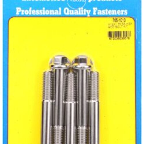 ARP M12 X 1.75 X 90 Hex Black SS Bolts (5/Pkg)