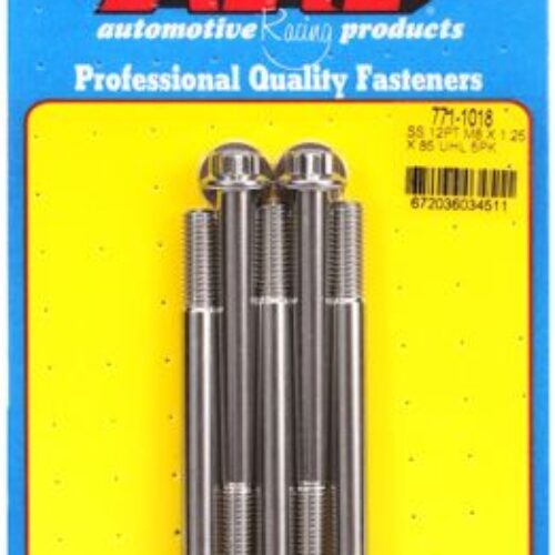ARP M8 X 1.25 85mm Stainless Steel 12pt Bolts (5/Pkg)
