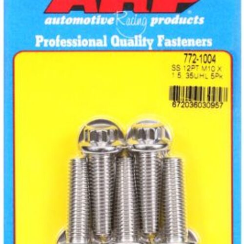ARP M10 X 1.50 X 35 12pt SS Bolts (5/Pkg)