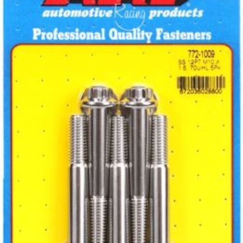 ARP M10 X 1.50 X 70 12pt SS Bolt Kit (5/Pkg)