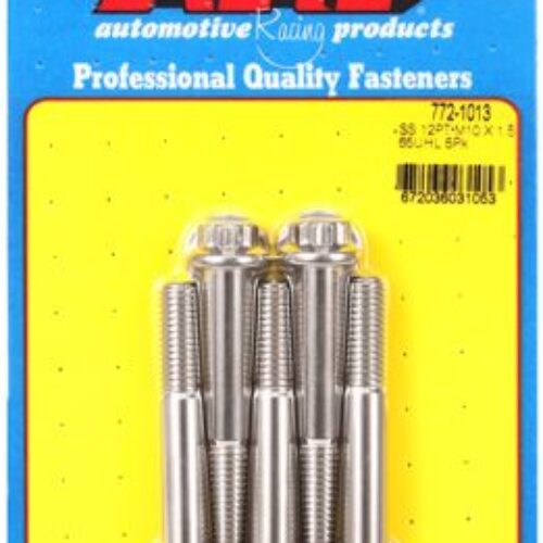 M10 X 1.50 X 65 12pt SS Bolts (5pcs)