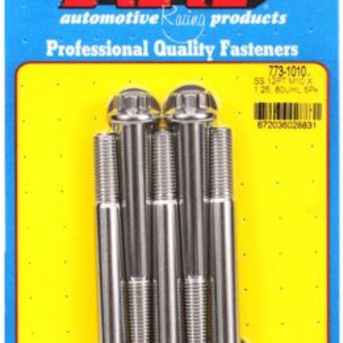 ARP M10 X 1.25 X 80 12pt SS Bolts (5/Pkg)