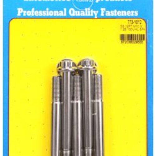 ARP M10 X 1.25 X 100 12pt Stainless Steel Bolts (set Of 5)