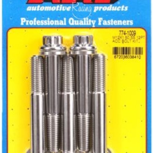 ARP M12 X 1.50 X 80 12pt SS Bolts (5/Pkg)