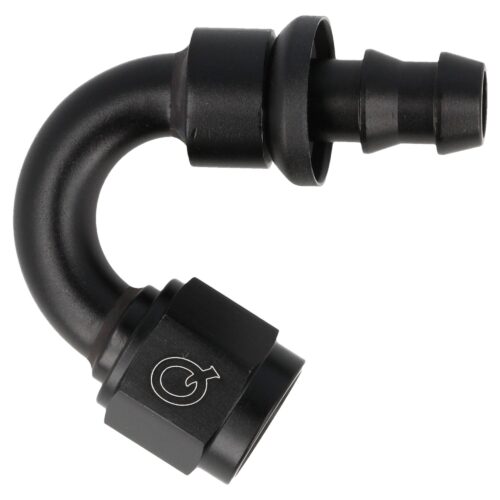 Hose Adapter Push-On 150 Deg AN8