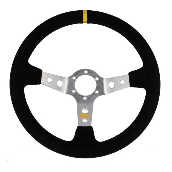 Sports Steering Wheel Suede - 350 Mm - Deep 90 Mm