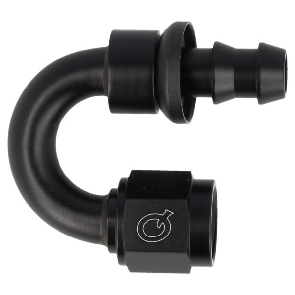 Hose Adapter Push-On 180 Deg AN8