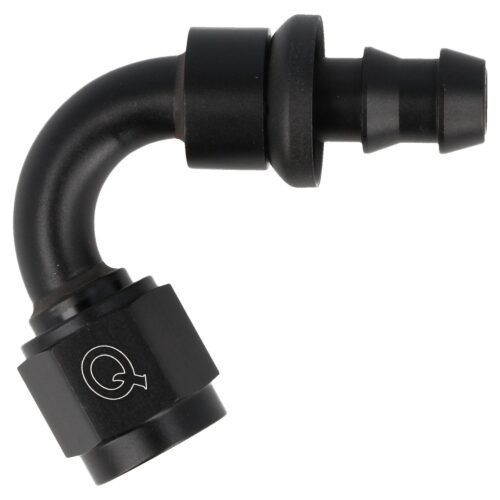 Hose Adapter Push-On 120 Deg AN8