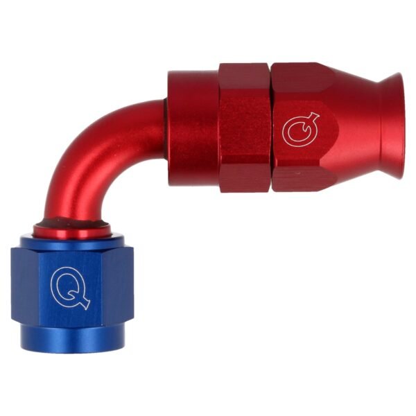 Hose Adapter PTFE 90 Deg AN8