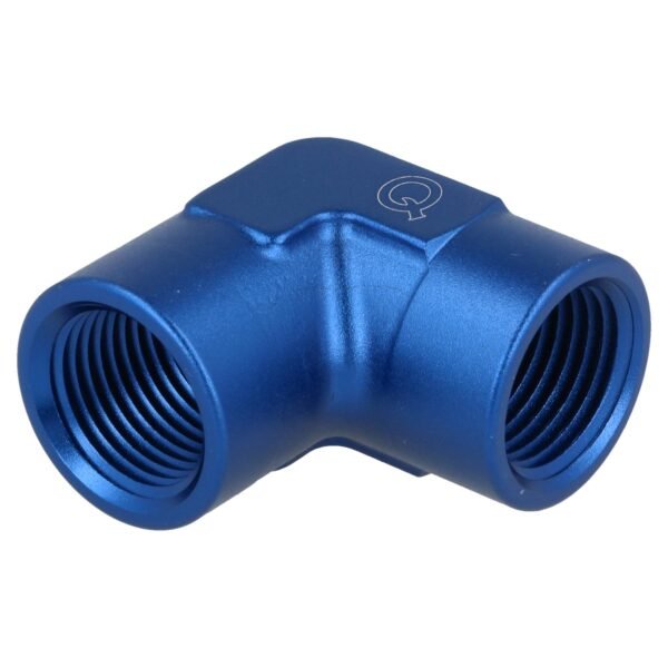 Aluminum Coupling Piece 90 Deg Female 1/8 NPT