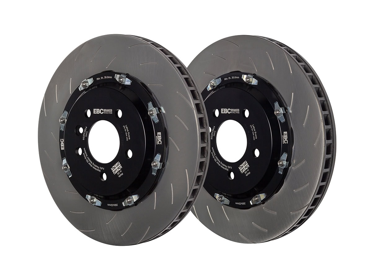 SG2FC2014 - EBC SG2FC 2-Piece Slotted Brake Discs; Front