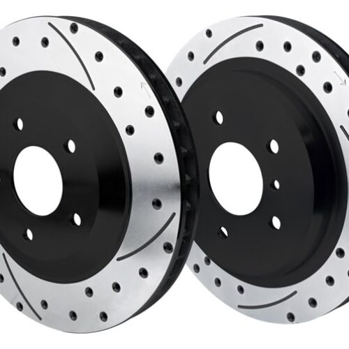 140-9336-D – Wilwood Promatrix Dimpled & Slotted Discs; Front & Rear