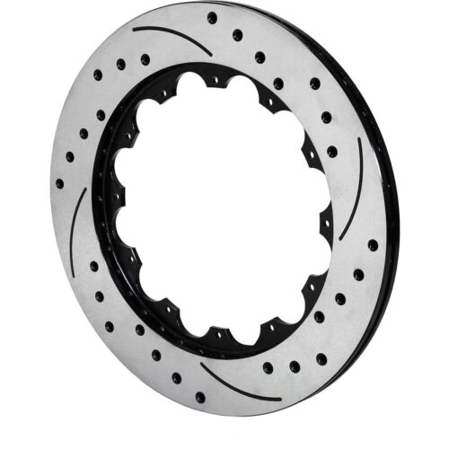 160-12885-BK – Wilwood SRP Rotors – 355x20mm Curved Slotted & Cross Drilled Right