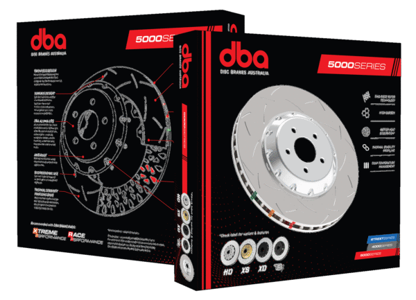 DBA53940BLKS - 5000 Series T3 Brake Rotor; Front - Image 6