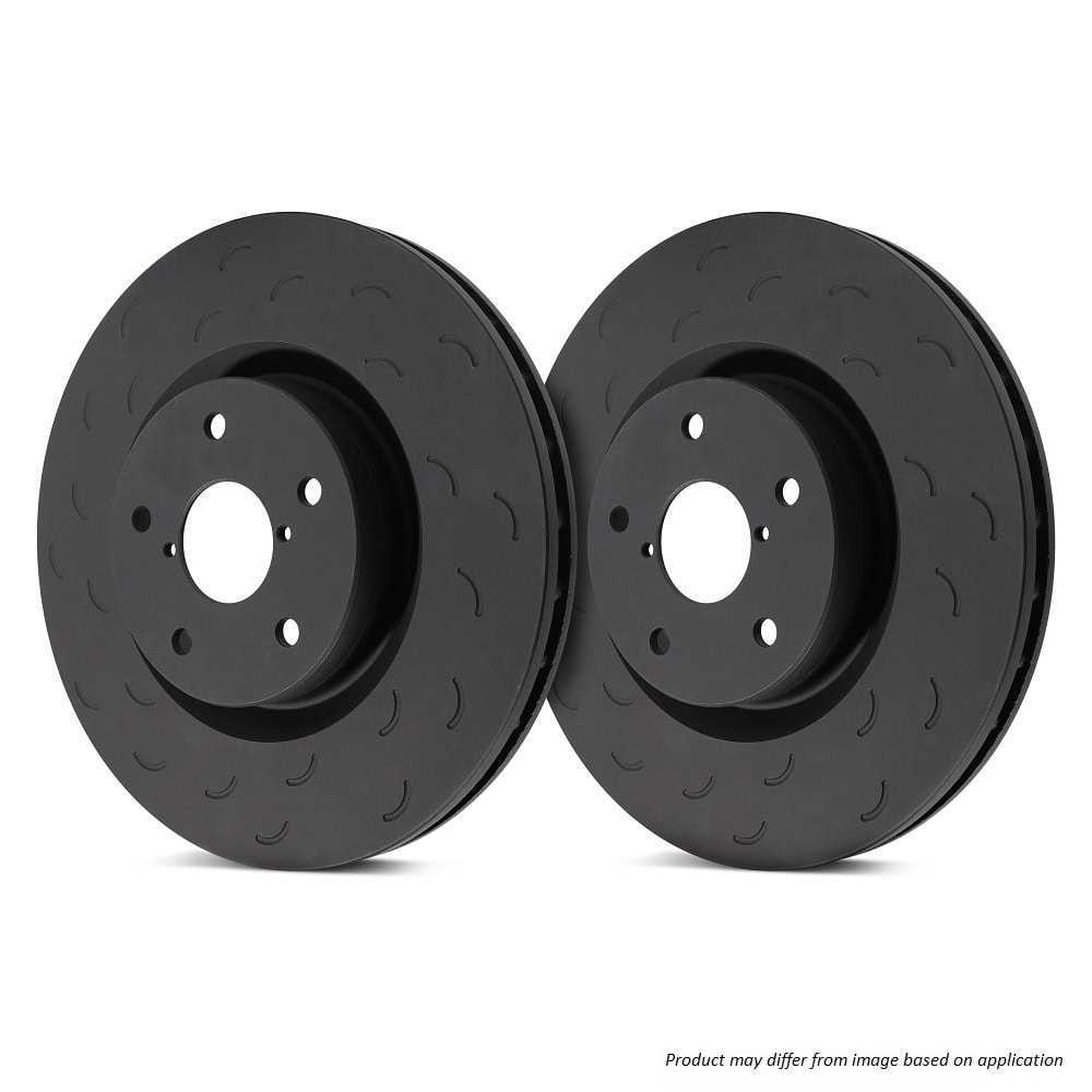 HTS5046 - Hawk Talon Slotted Brake Discs; Rear